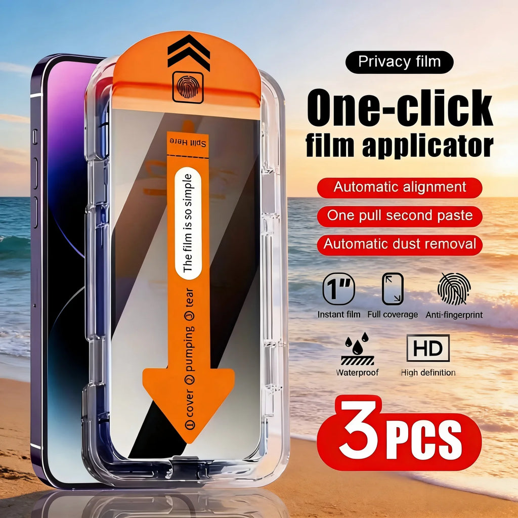 Pack 3 Películas de Privacidade Anti-Espião para iPhone 17 16 15 14 13 12 11
