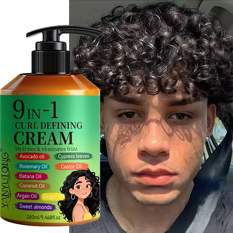 Creme Modelador para Cabelo Encaracolado 280ml — Hidratante e Definidor