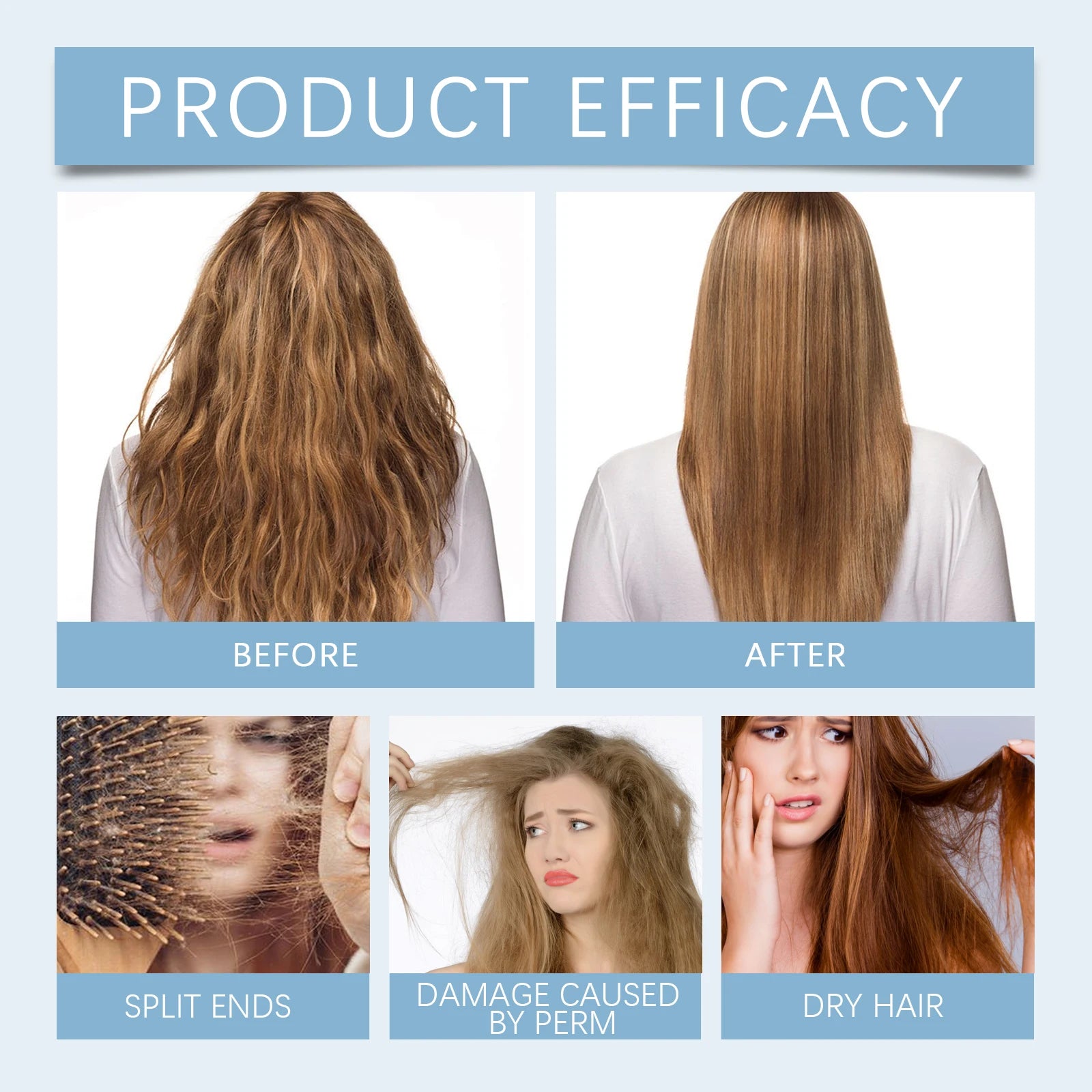 Creme Condicionador Leave-In para Cabelo Encaracolado e Seco — Anti-Frizz
