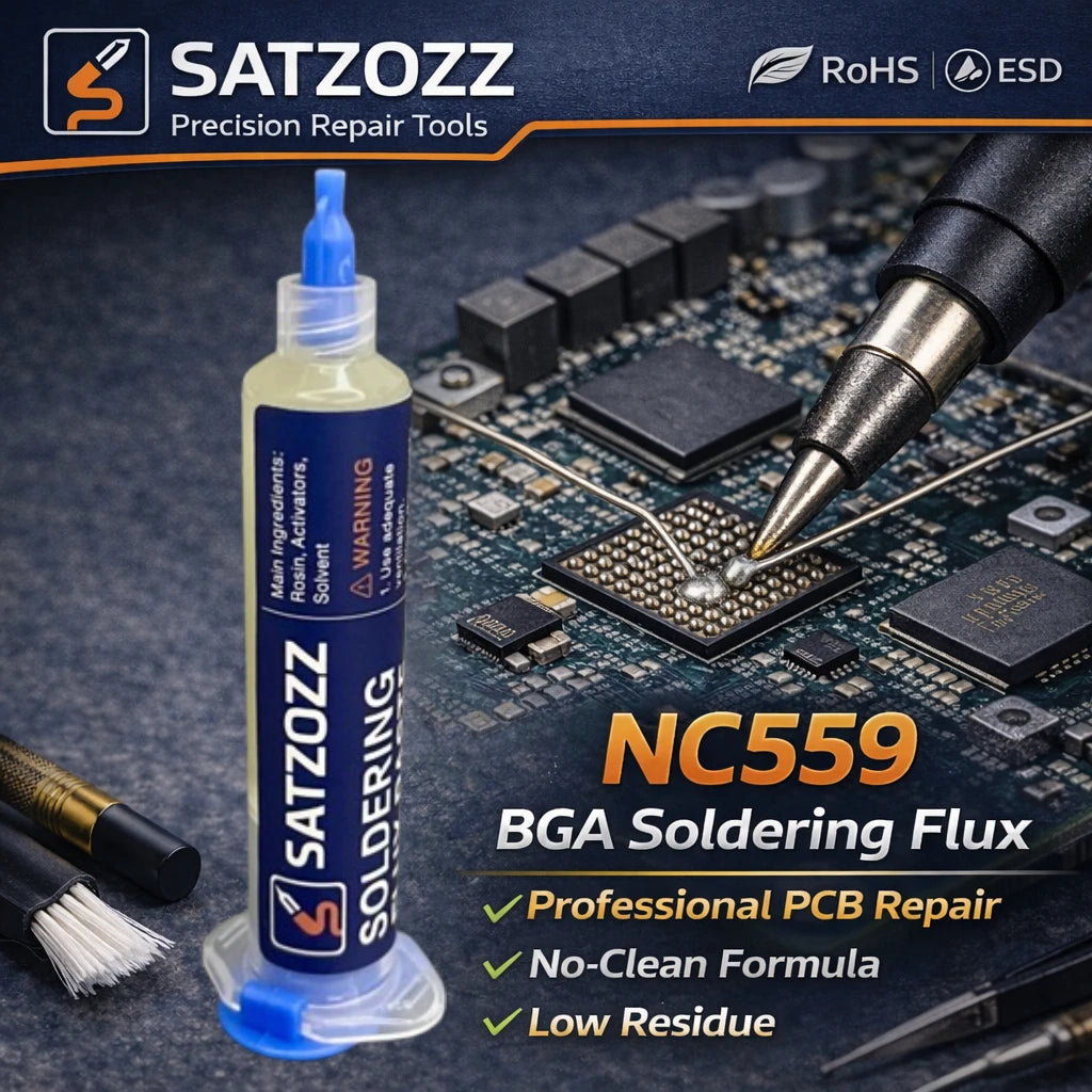 NC559 ASM Solder Flux Paste BGA PCB Repair No-Clean Flux for Phone Motherboard Rework Welding Tool