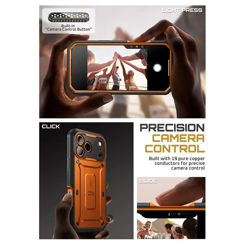 Capa Robusta SUPCASE UB Pro para iPhone 17 Pro Max com Proteção de Ecrã Integrada