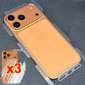 Película Traseira Mate para iPhone 17 16 15 14 13 12 11 Pro Max