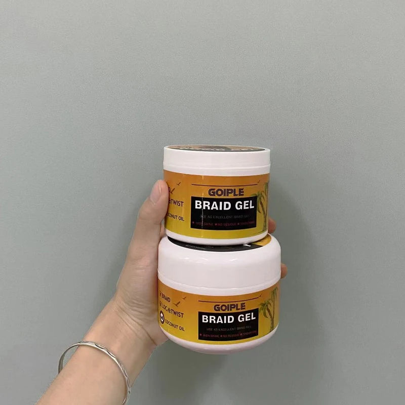 Cera Modeladora para Cabelo — Controlo de Bordos e Gel para Tranças