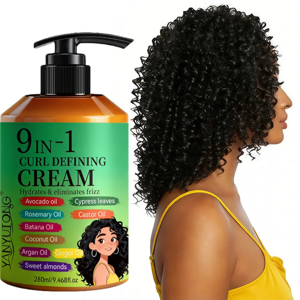 Creme Modelador para Cabelo Encaracolado 280ml — Hidratante e Definidor